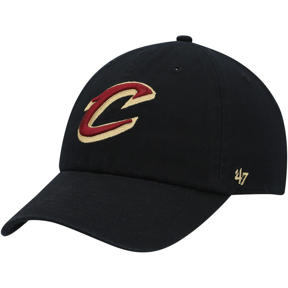 47 brand Cleveland Cavaliers '47 Core Logo Clean Up Adjustable Hat Black