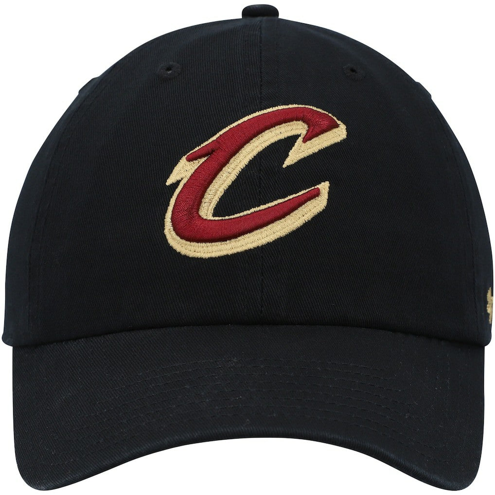 47 brand Cleveland Cavaliers '47 Core Logo Clean Up Adjustable Hat Black