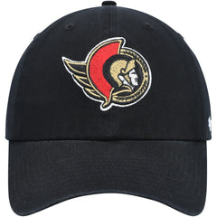 Ottawa Senators '47 Clean Up Adjustable Hat - Black | 47 brand Lifestyle