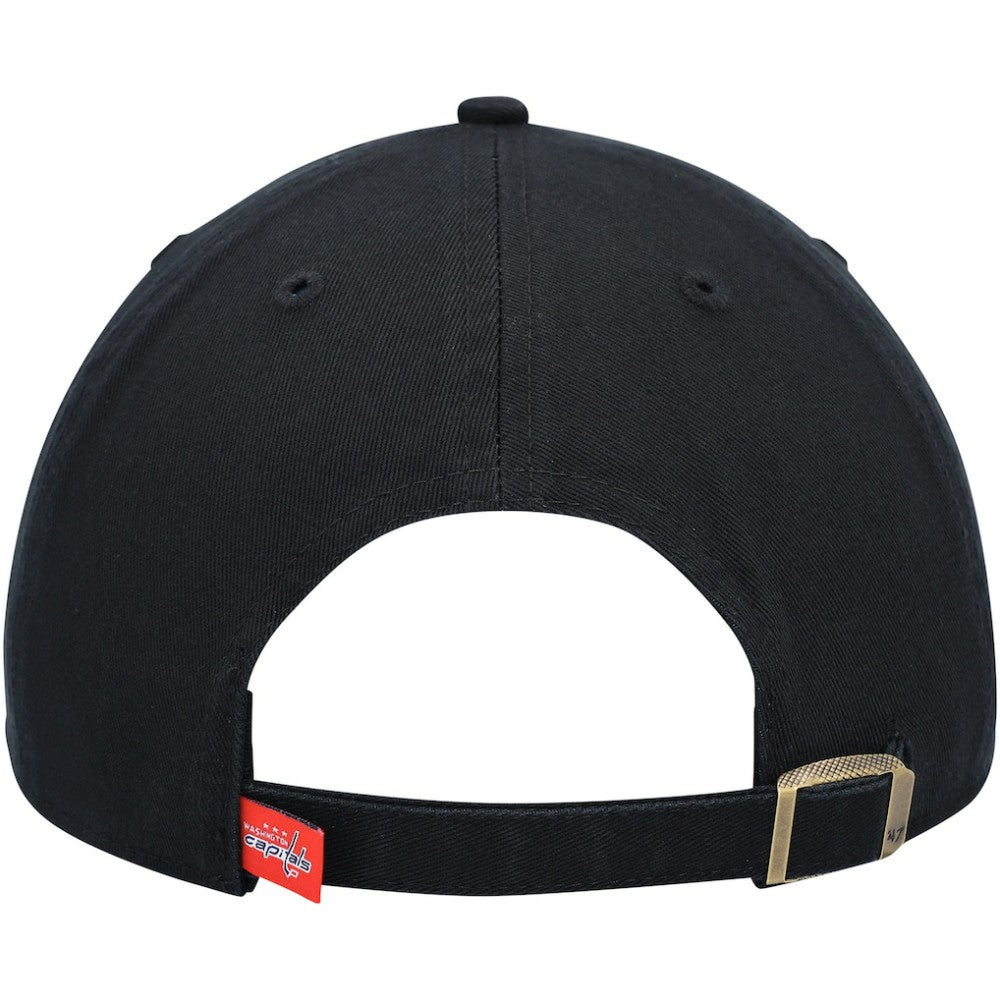Washington Capitals '47 Clean Up Adjustable Hat - Black | 47 brand discount