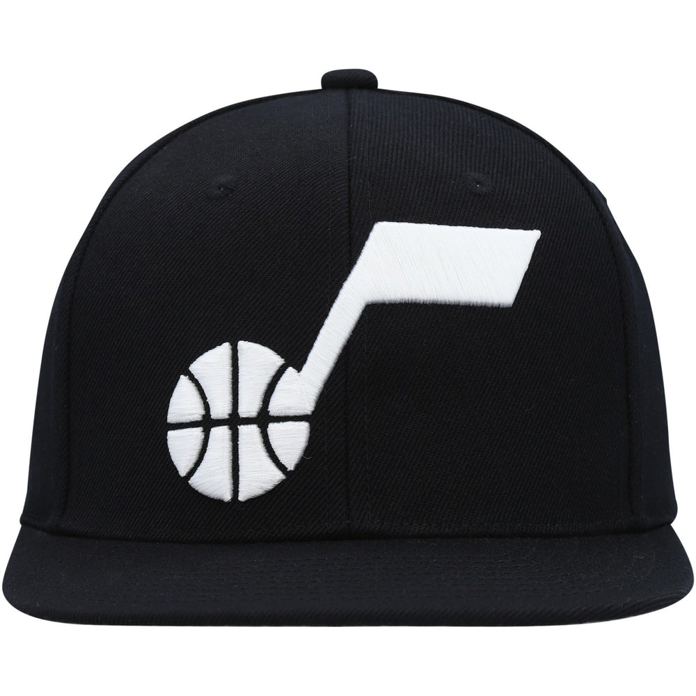 Mitchell & Ness Utah Jazz Ground 2.0 Snapback Hat Black