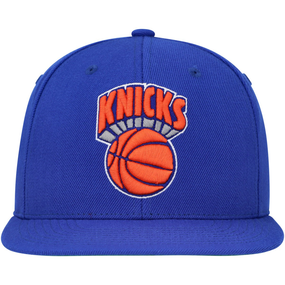Mitchell & Ness New York Knicks Hardwood Classics MVP Team Ground 2.0 Fitted Hat Blue
