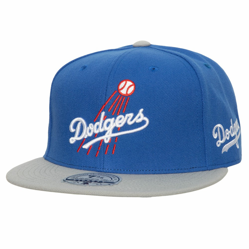 Los Angeles Dodgers Mitchell & Ness Bases Loaded Fitted Hat Sale