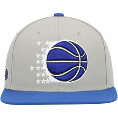 Mitchell & Ness Orlando Magic Hardwood Classics Essentials 2.0 Snapback Hat Gray/Blue