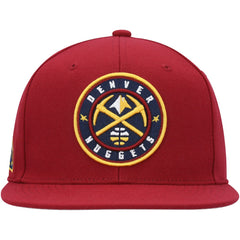 Mitchell & Ness Denver Nuggets Side Core 2.0 Snapback Hat Red