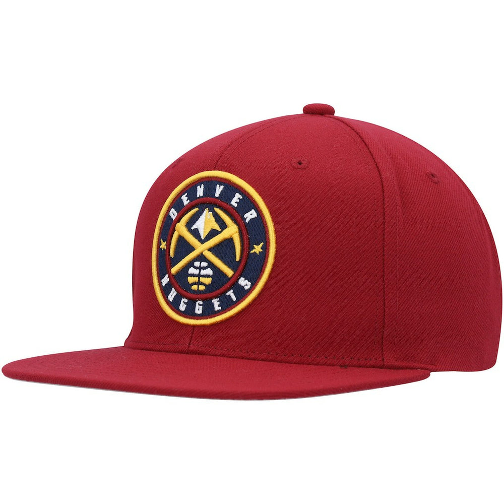 Mitchell & Ness Denver Nuggets Side Core 2.0 Snapback Hat Red