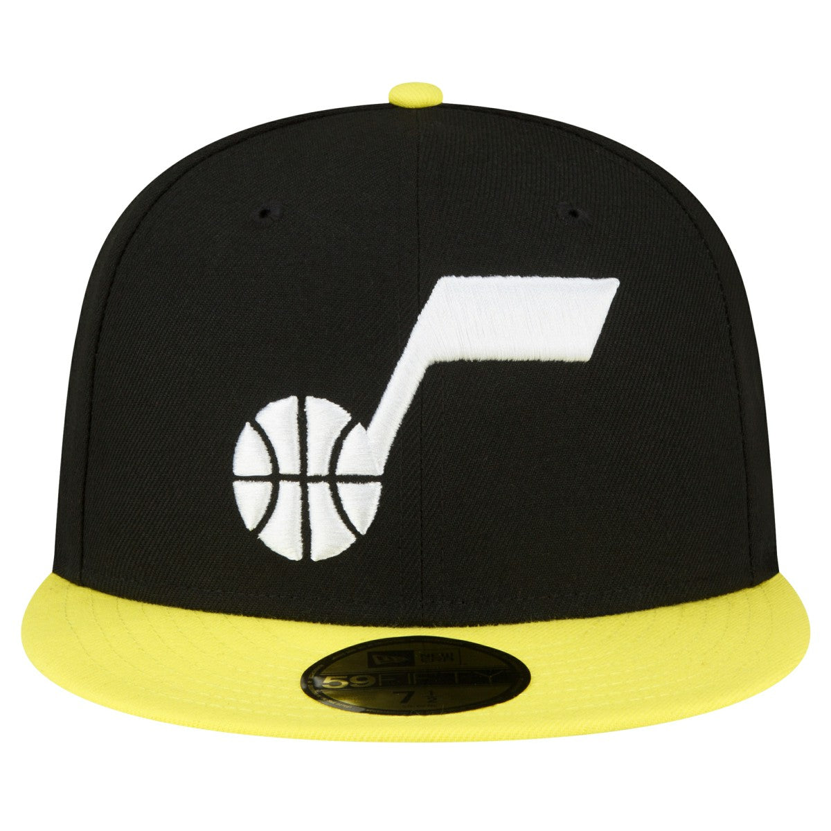 New Era Utah Jazz 2-Tone 59FIFTY Fitted Hat Black/Yellow