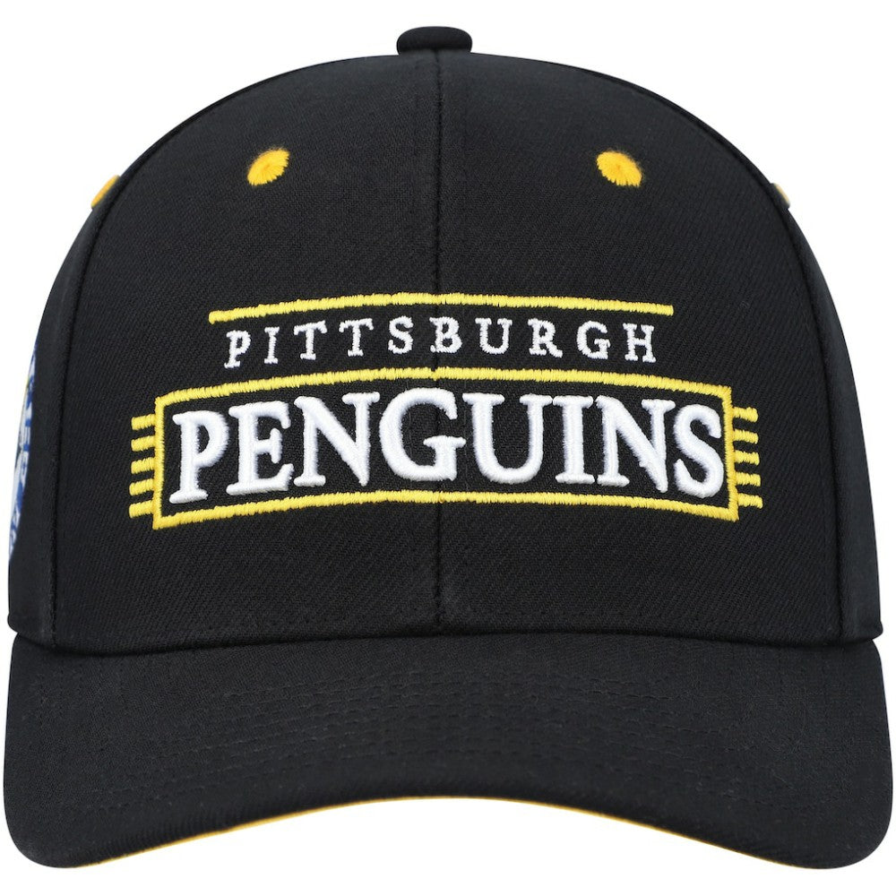 Pittsburgh Penguins Mitchell & Ness LOFI Pro Snapback Hat - Black | NHL Clearance