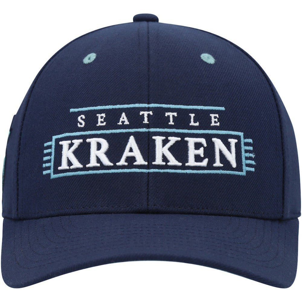 Seattle Kraken Mitchell & Ness LOFI Pro Snapback Hat - Deep Sea Blue | NHL on sale
