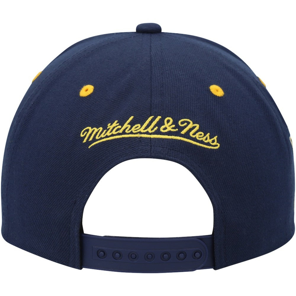 St. Louis Blues Mitchell & Ness LOFI Pro Snapback Hat - Navy | NHL on sale