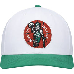 Mitchell & Ness Boston Celtics Hardwood Classics Core 2-Tone 2.0 Pro Snapback Hat White/Green