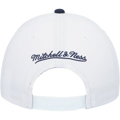 Mitchell & Ness Dallas Mavericks Hardwood Classics Core 2-Tone 2.0 Pro Snapback Hat White/Navy