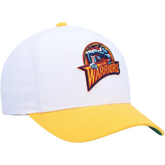 Mitchell & Ness Golden State Warriors Hardwood Classics Core 2-Tone 2.0 Pro Snapback Hat White/Gold
