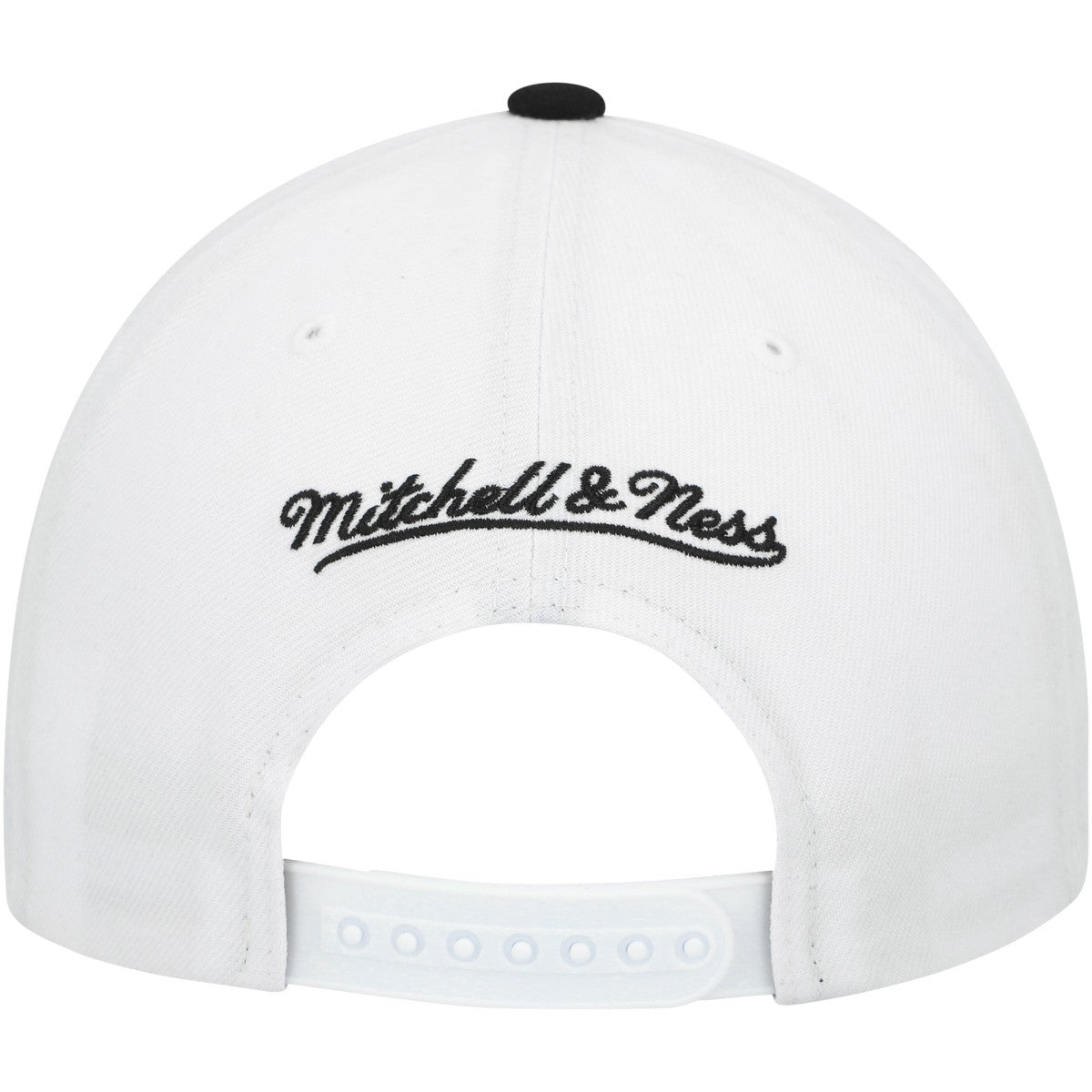 Mitchell & Ness Miami Heat Hardwood Classics Core 2-Tone 2.0 Pro Snapback Hat White/Black