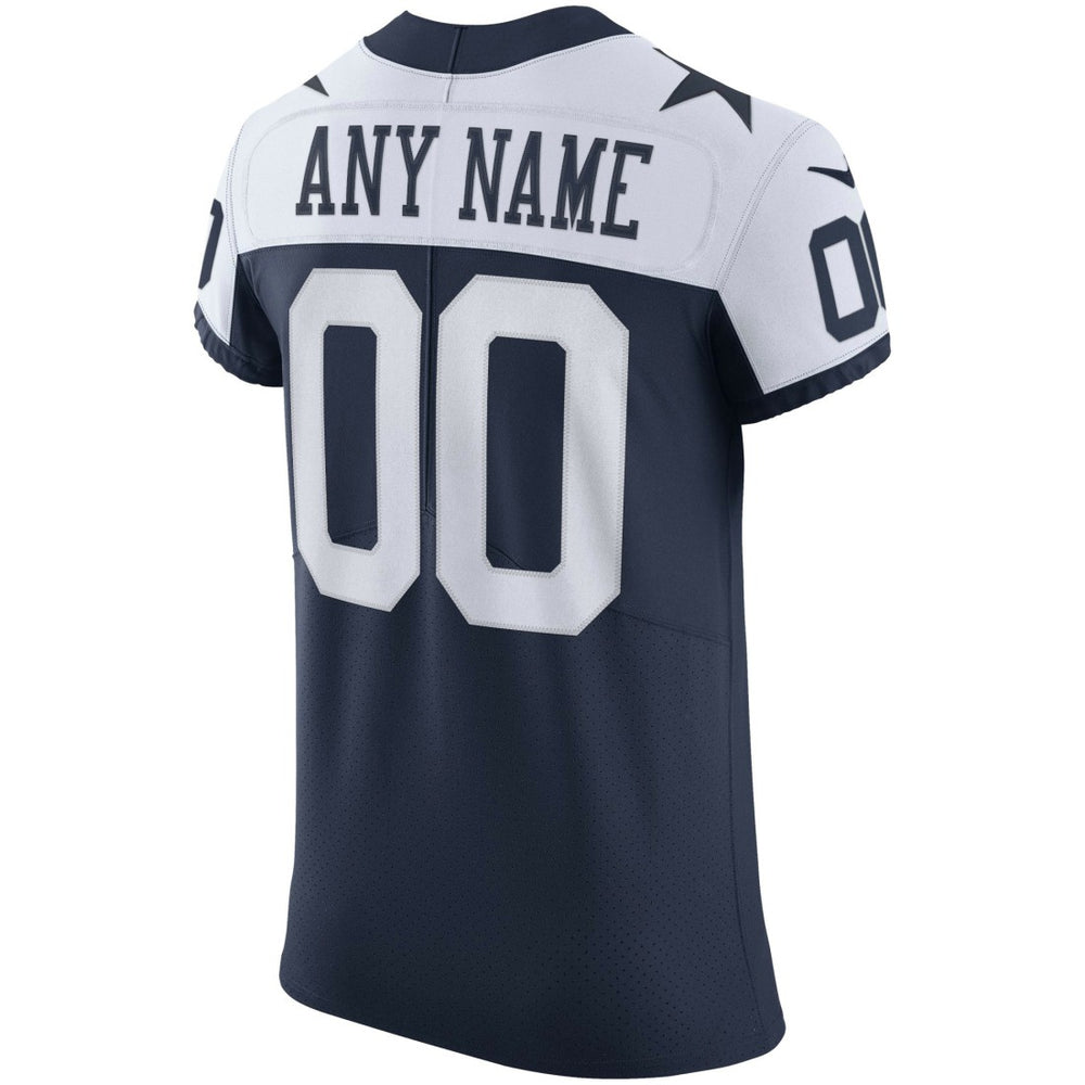 Dallas Cowboys Alternate Vapor Elite Custom Jersey - Navy - Nike