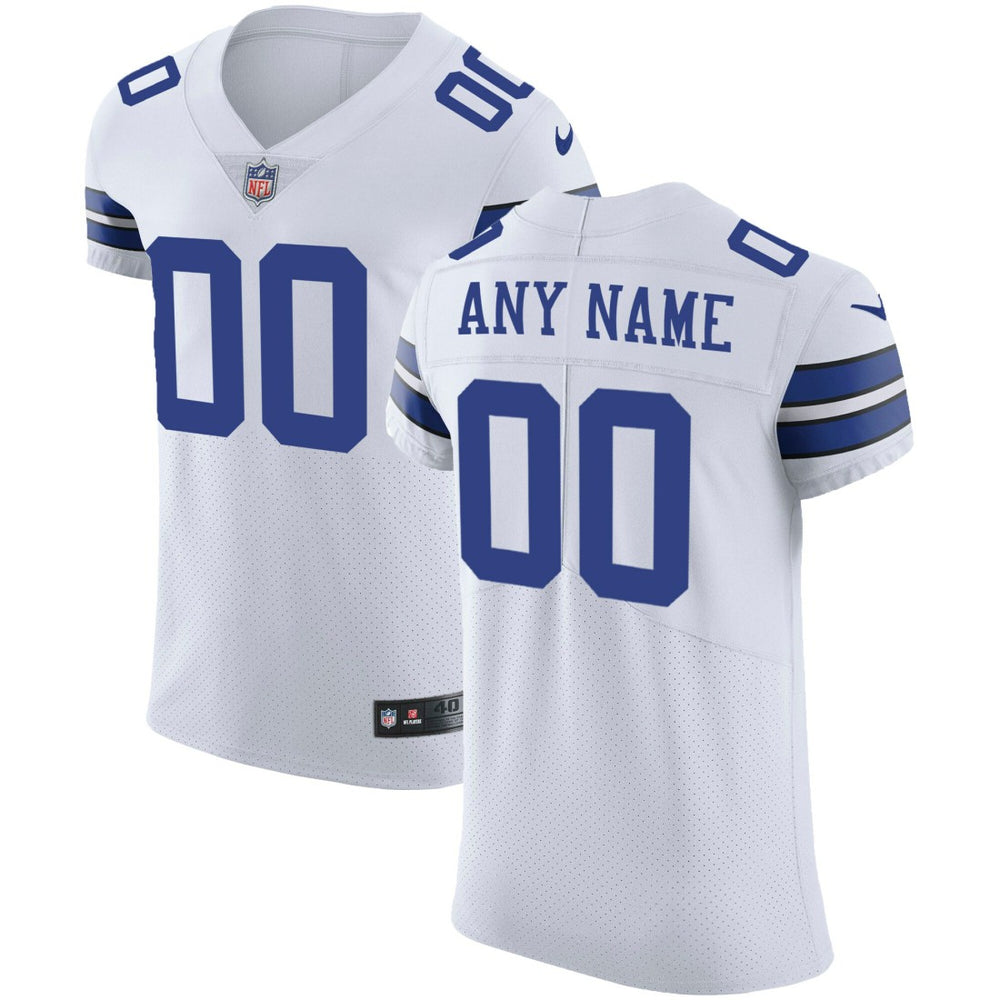 Dallas Cowboys Vapor Untouchable Custom Elite Jersey - White - Nike