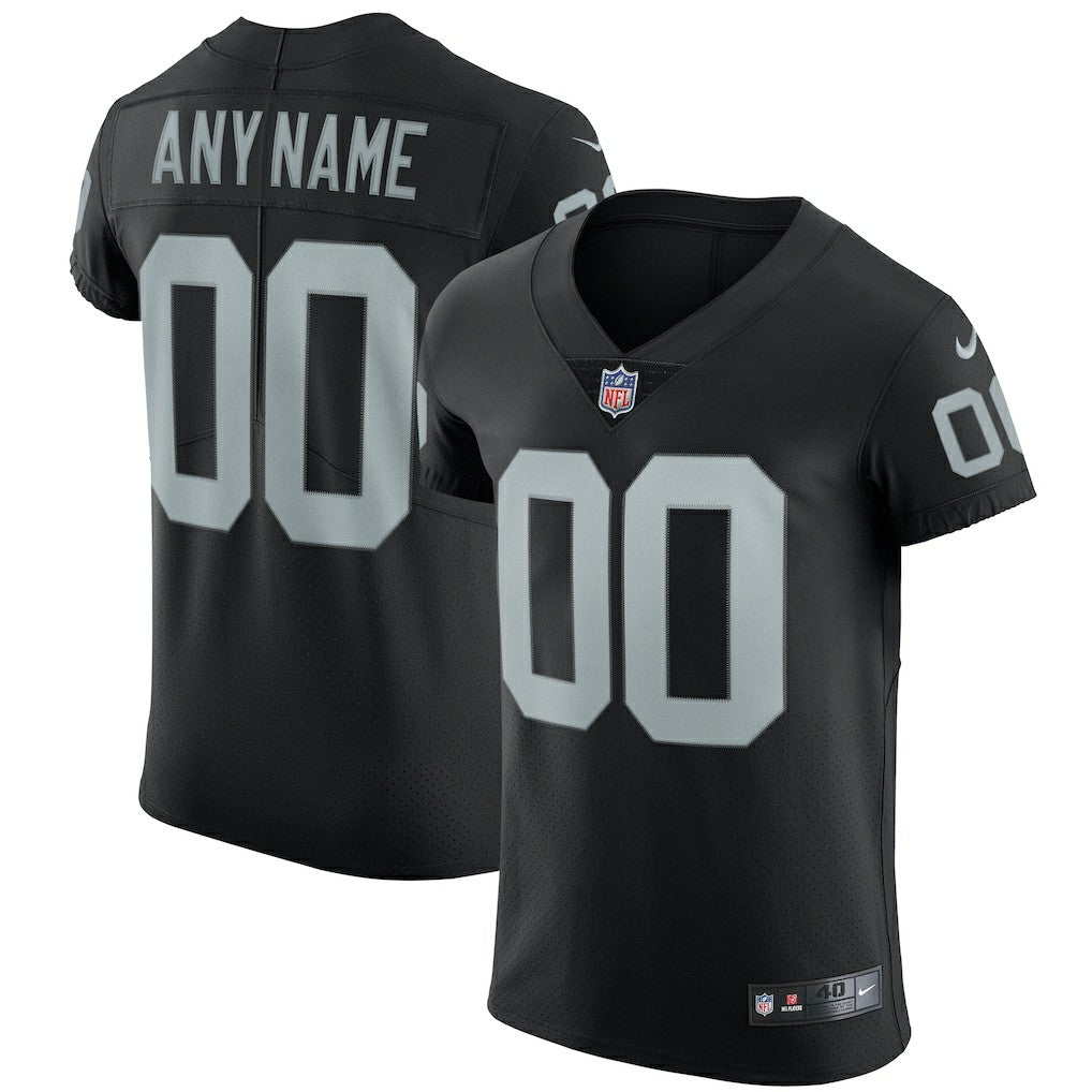 Las Vegas Raiders Vapor Untouchable Custom Elite Jersey - Black - Nike