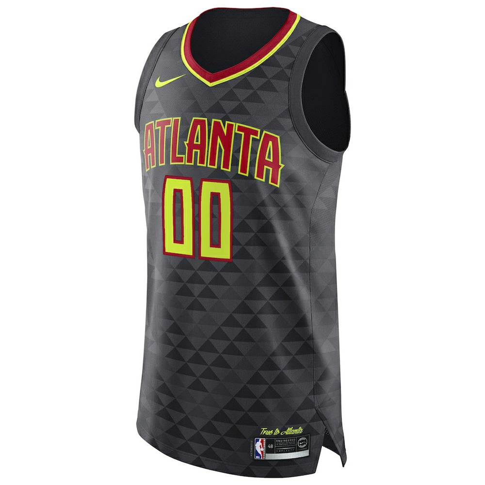 Nike Atlanta Hawks Authentic Custom Jersey Black Icon Edition