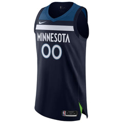 Nike Minnesota Timberwolves Authentic Custom Jersey Navy Icon Edition