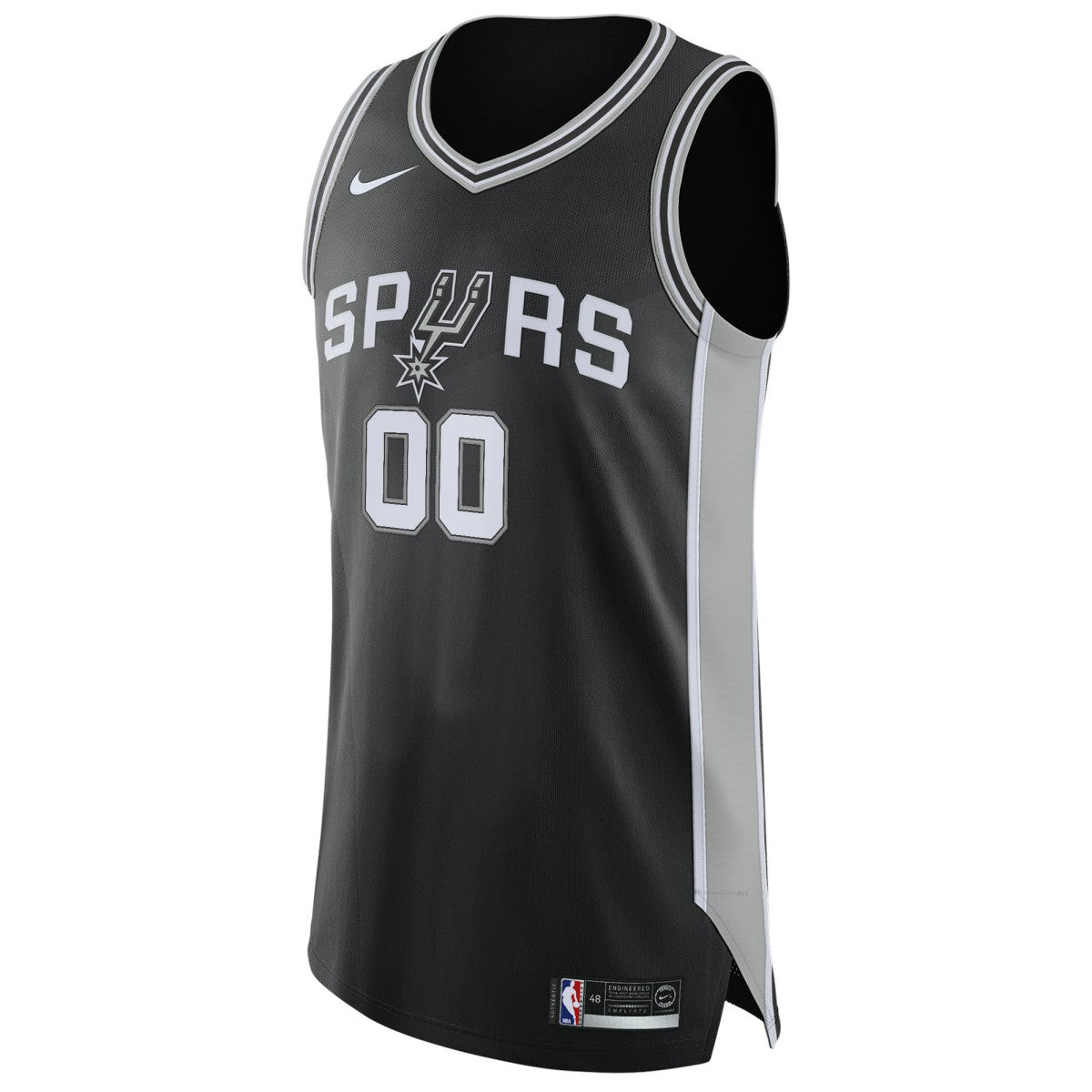 Nike San Antonio Spurs Authentic Custom Jersey Black Icon Edition