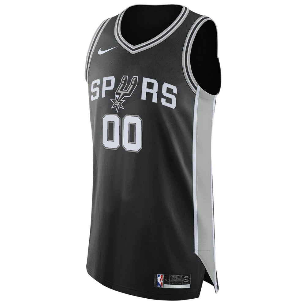 Nike San Antonio Spurs Authentic Custom Jersey Black Icon Edition