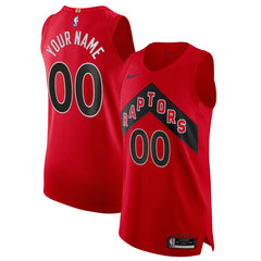 Nike Toronto Raptors 2020/21 Authentic Custom Jersey Red Icon Edition