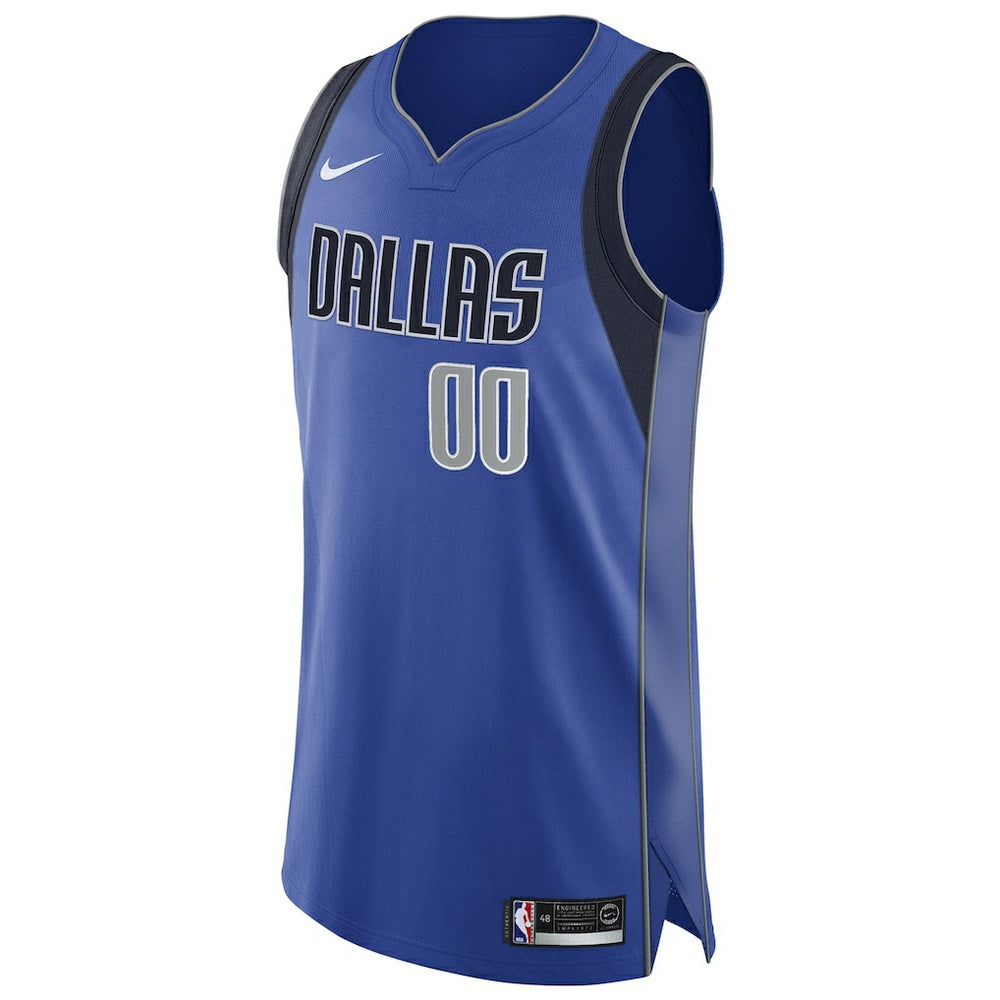 Nike Dallas Mavericks 2020/21 Authentic Custom Jersey Royal Icon Edition
