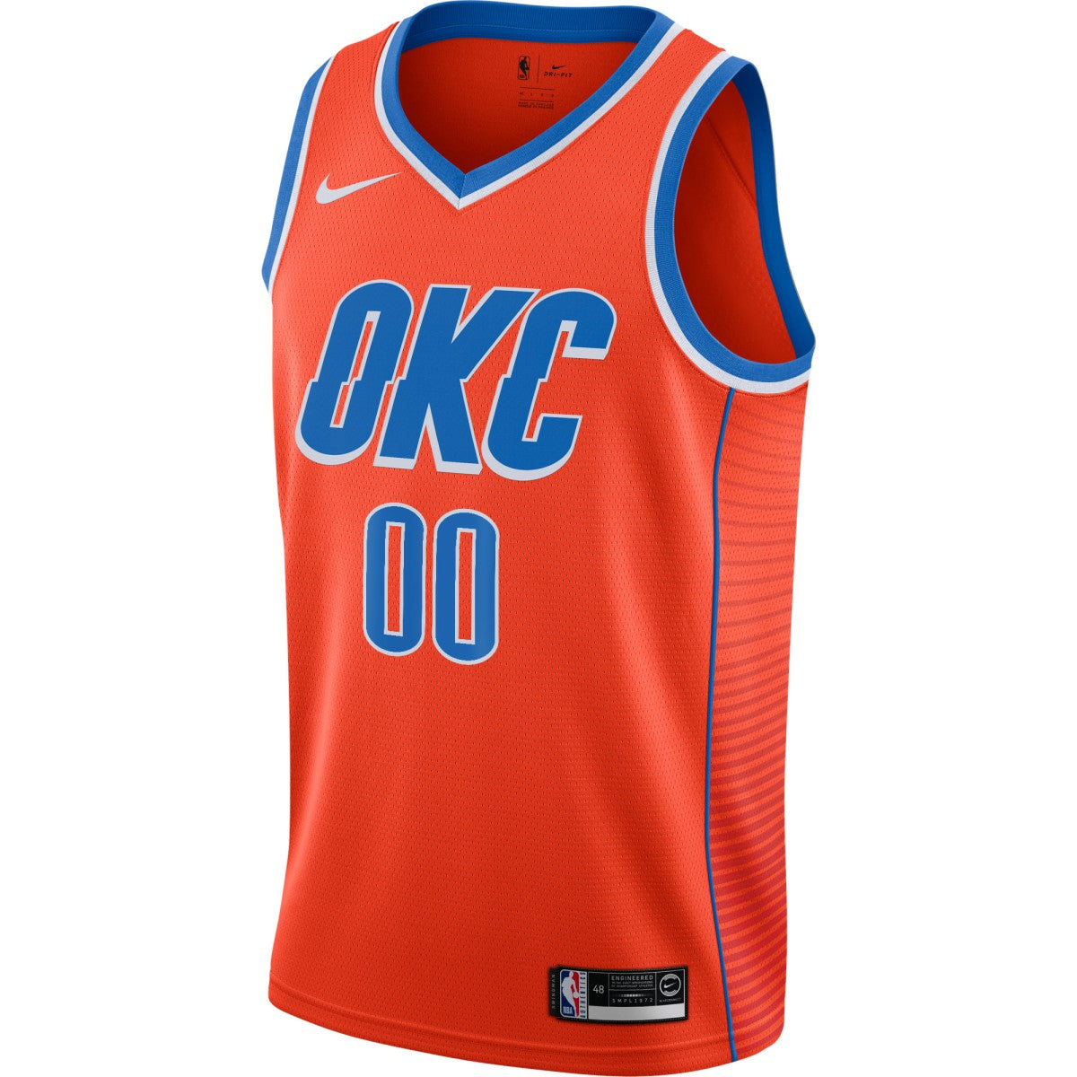 Oklahoma City Thunder Jordan Brand Swingman Custom Jersey Statement Edition Orange