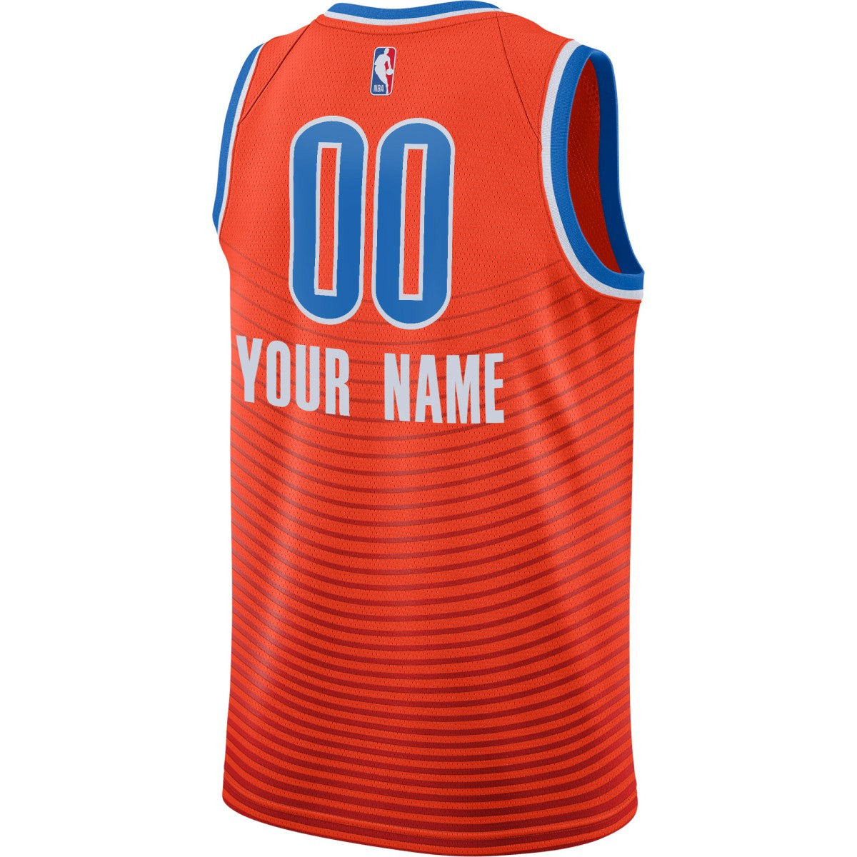 Oklahoma City Thunder Jordan Brand Swingman Custom Jersey Statement Edition Orange