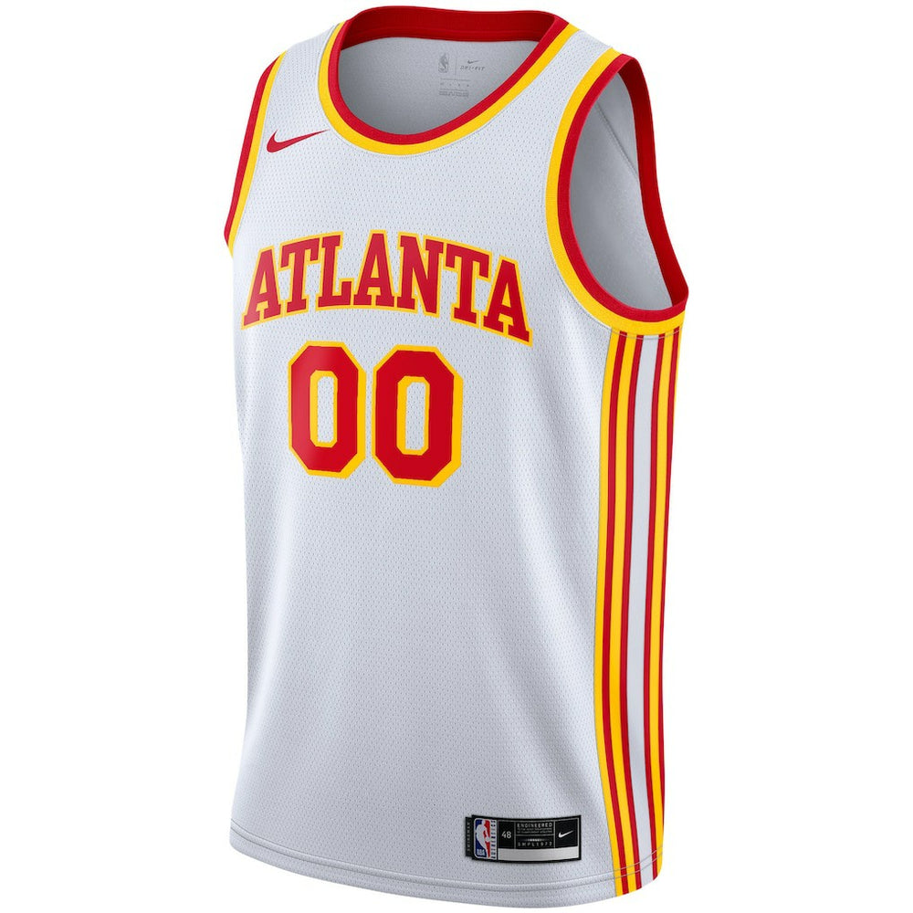 Nike Atlanta Hawks 2020/21 Swingman Custom Jersey Association Edition White