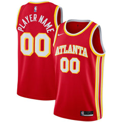 Nike Atlanta Hawks 2020/21 Swingman Custom Jersey Icon Edition Red