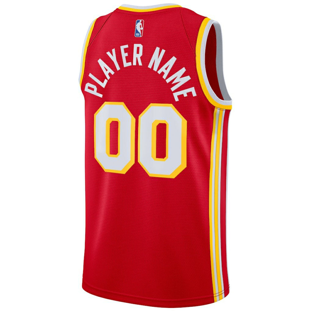 Nike Atlanta Hawks 2020/21 Swingman Custom Jersey Icon Edition Red