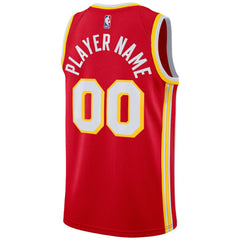 Nike Atlanta Hawks 2020/21 Swingman Custom Jersey Icon Edition Red