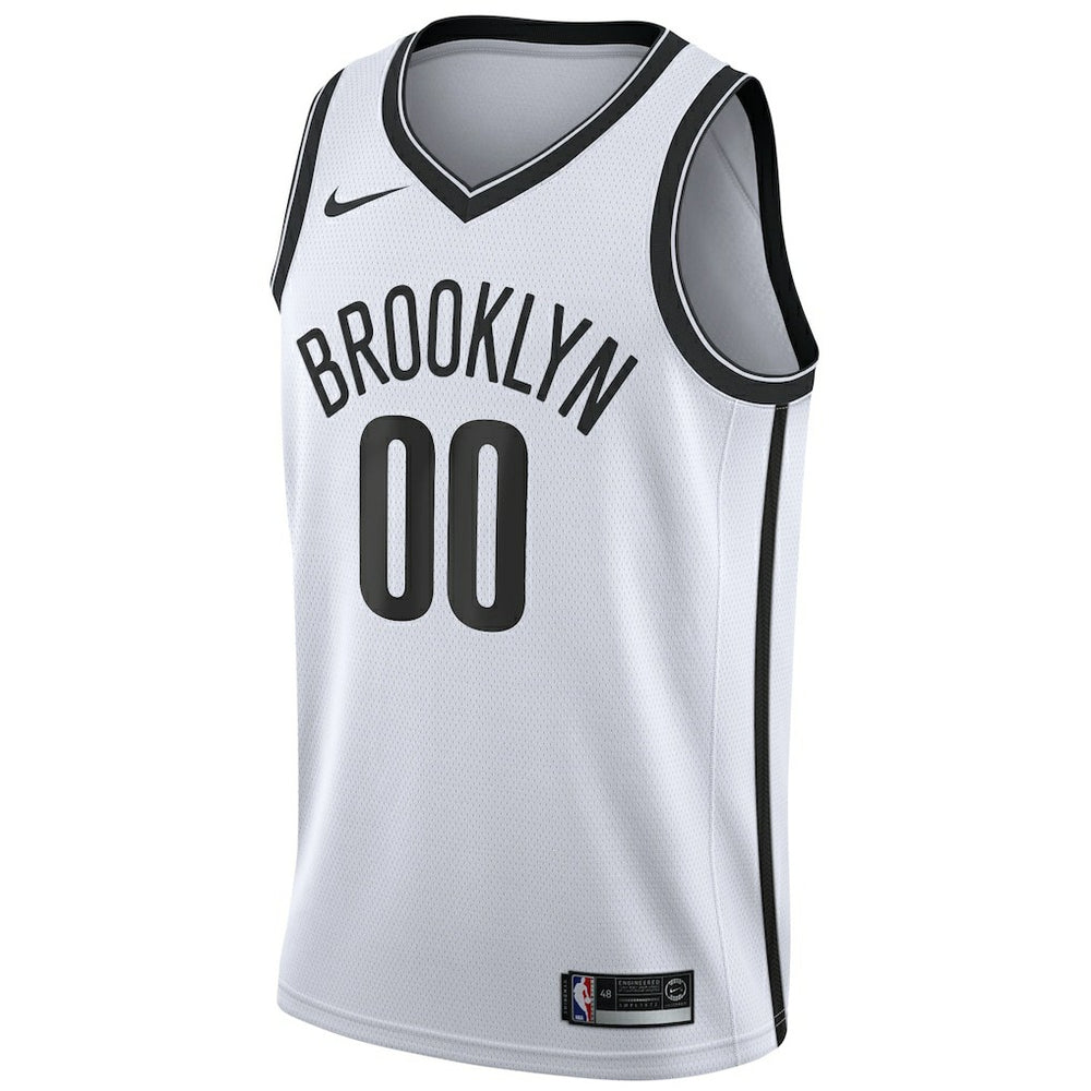 Nike Brooklyn Nets 2020/21 Swingman Custom Jersey Association Edition White