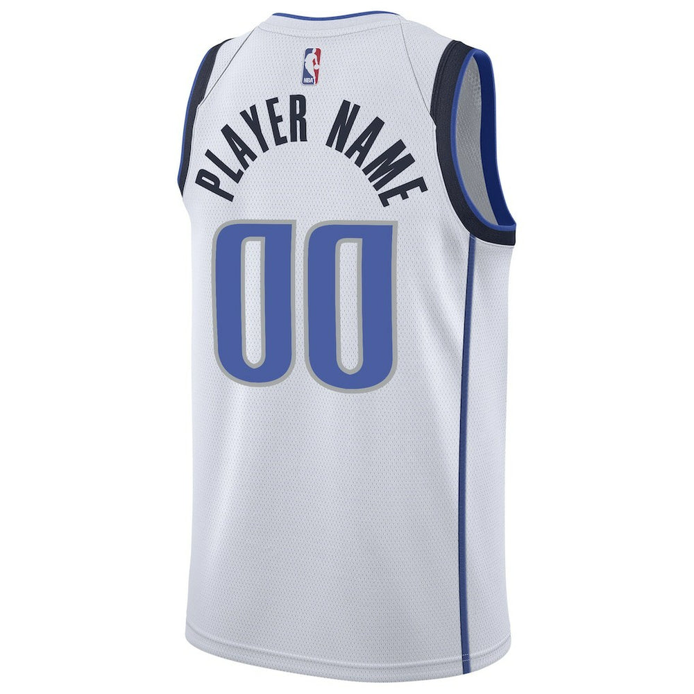 Nike Dallas Mavericks 2020/21 Swingman Custom Jersey Association Editi- White