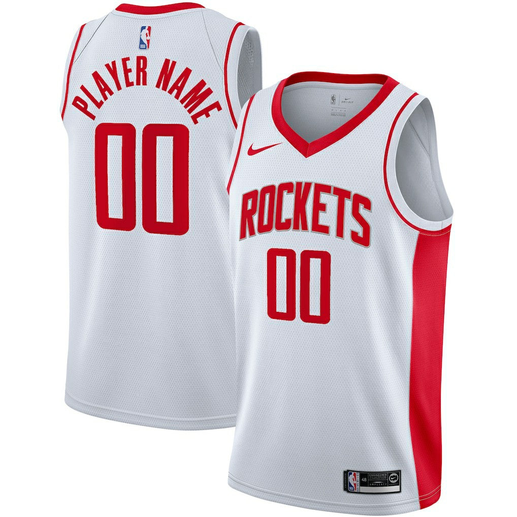 Nike Houston Rockets 2020/21 Swingman Custom Jersey Association Edition White