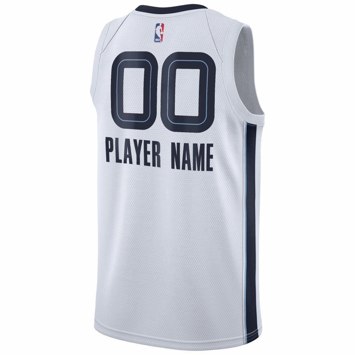 Nike Memphis Grizzlies 2020/21 Swingman Custom Jersey Association Edition White