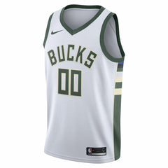 Nike Milwaukee Bucks 2020/21 Swingman Custom Jersey Association Edition White