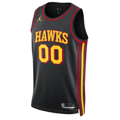 Atlanta Hawks Jordan Brand Unisex 2022/23 Swingman Custom Jersey Statement Edition Black