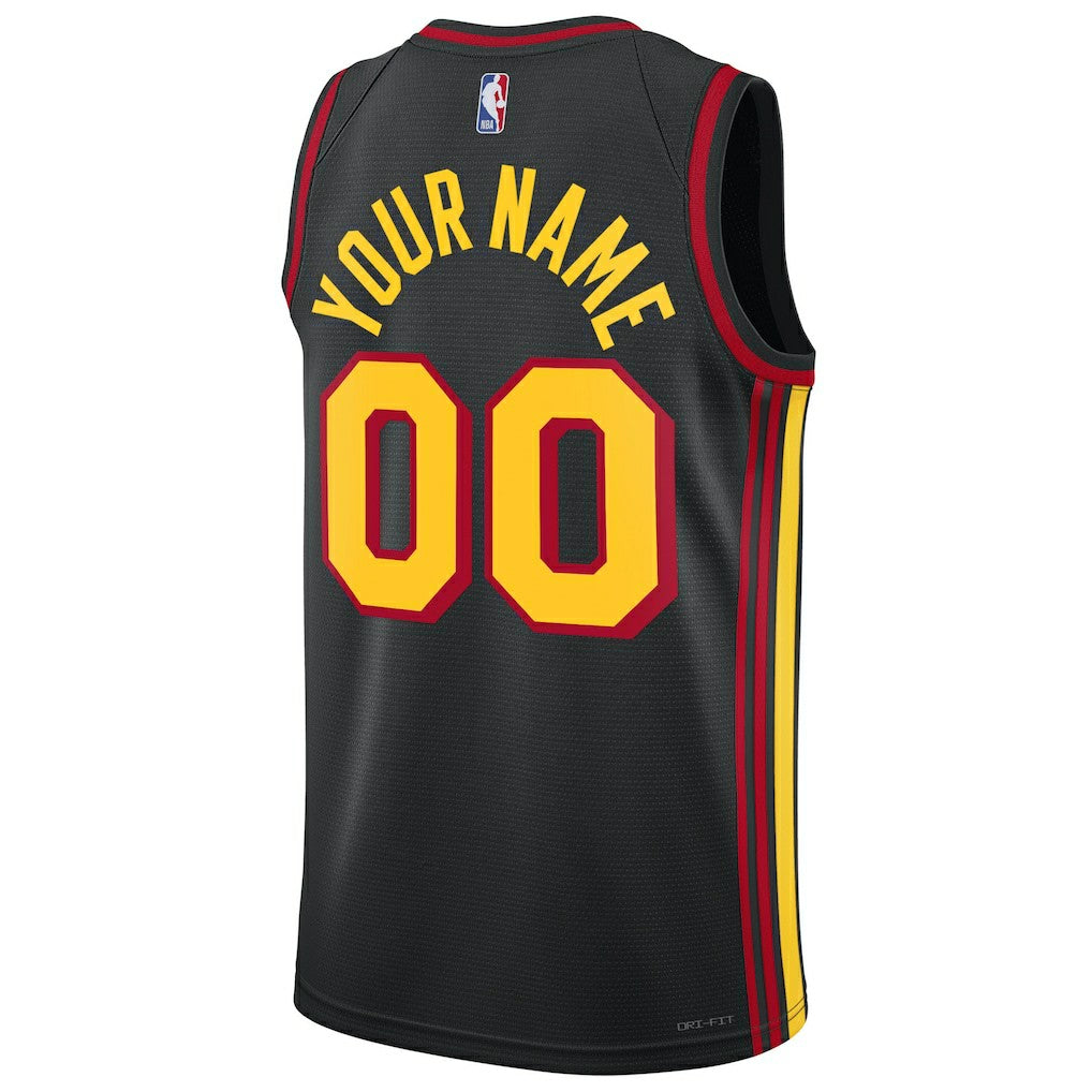 Atlanta Hawks Jordan Brand Unisex 2022/23 Swingman Custom Jersey Statement Edition Black