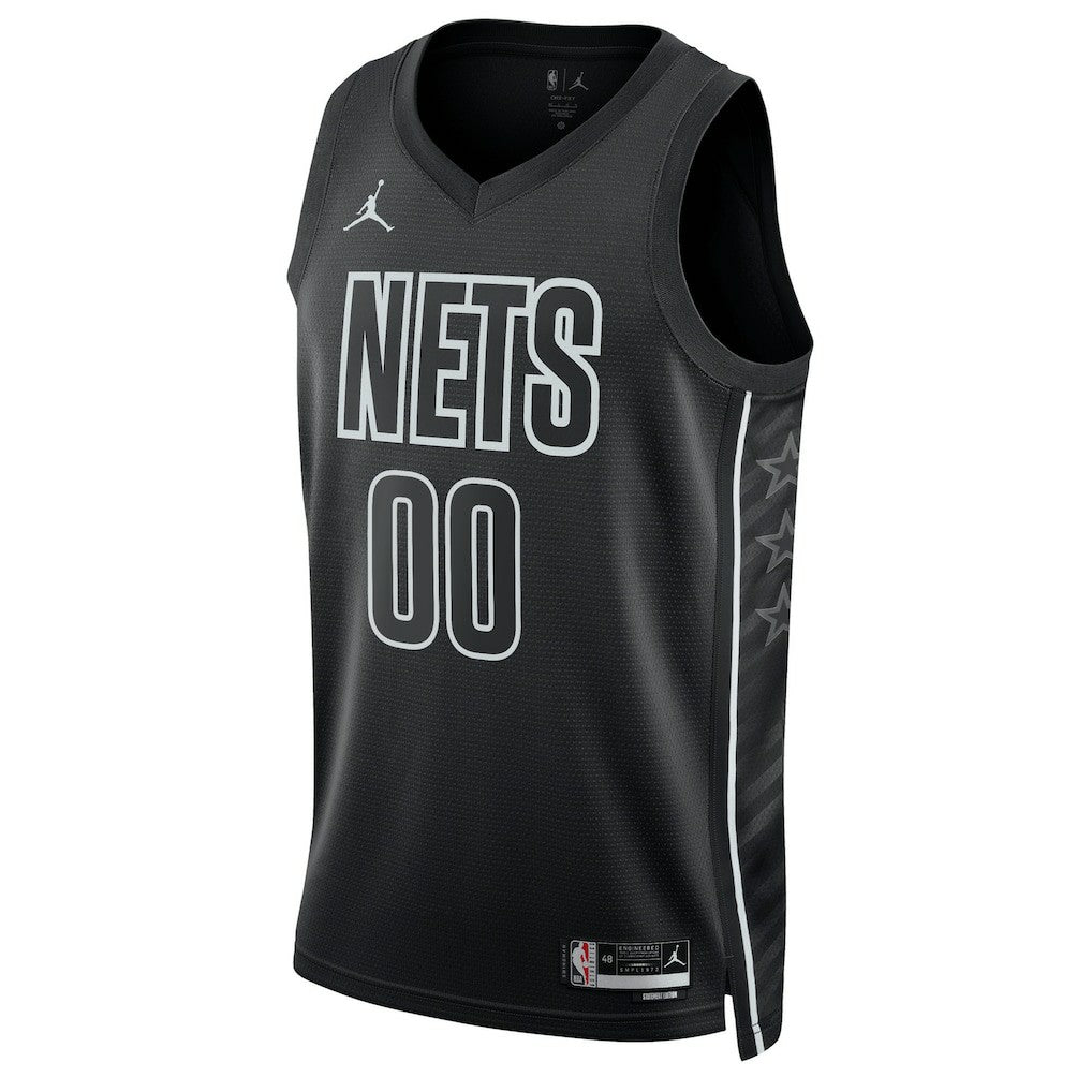 Brooklyn Nets Jordan Brand Unisex 2022/23 Swingman Custom Jersey Statement Edition Black