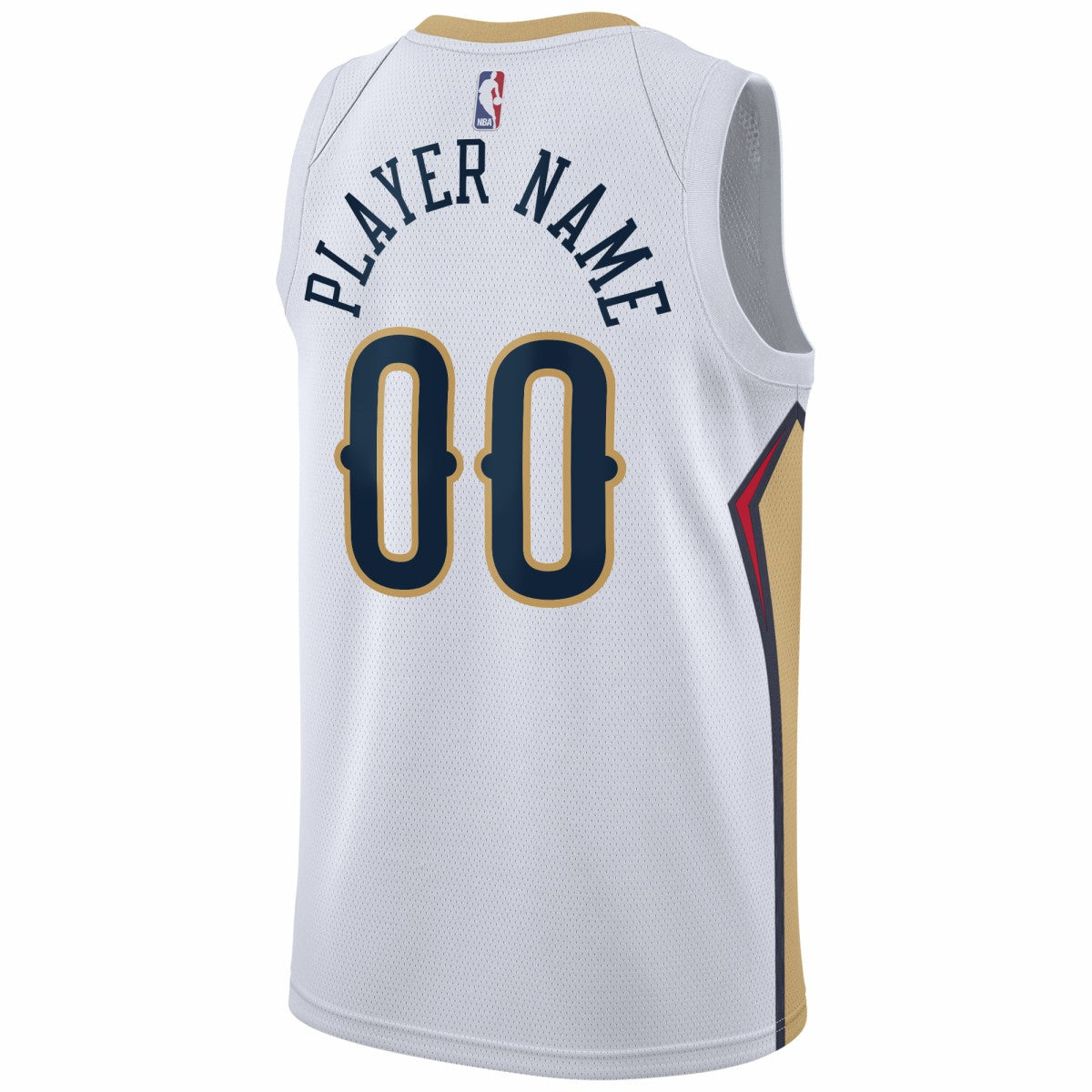 Nike New Orleans Pelicans 2020/21 Swingman Custom Jersey Association Edition White