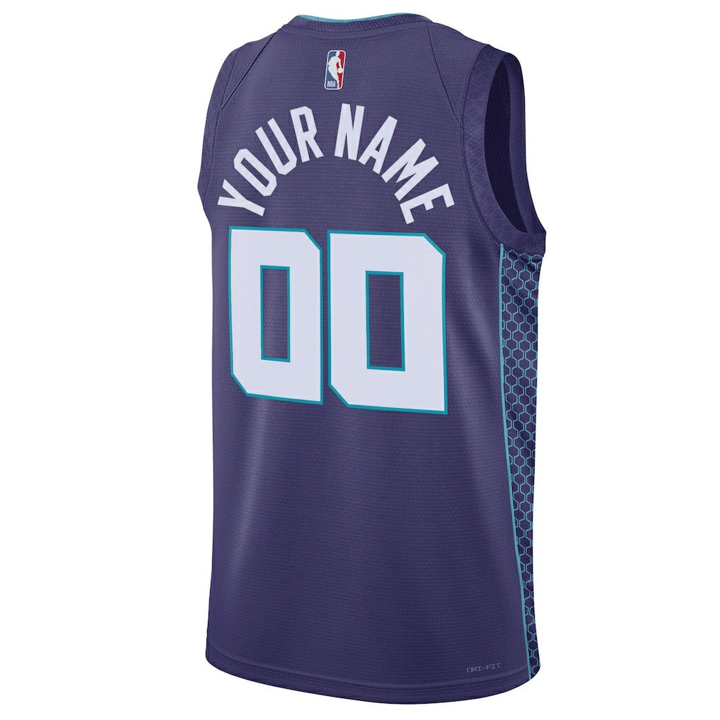 Charlotte Hornets Jordan Brand Unisex 2022/23 Swingman Custom Jersey Statement Edition Teal
