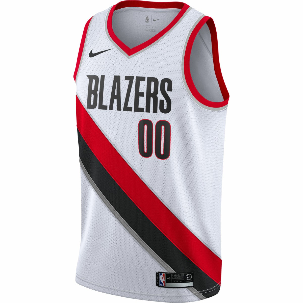 Nike Portland Trail Blazers 2020/21 Swingman Custom Jersey Association Edition White