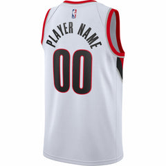 Nike Portland Trail Blazers 2020/21 Swingman Custom Jersey Association Edition White