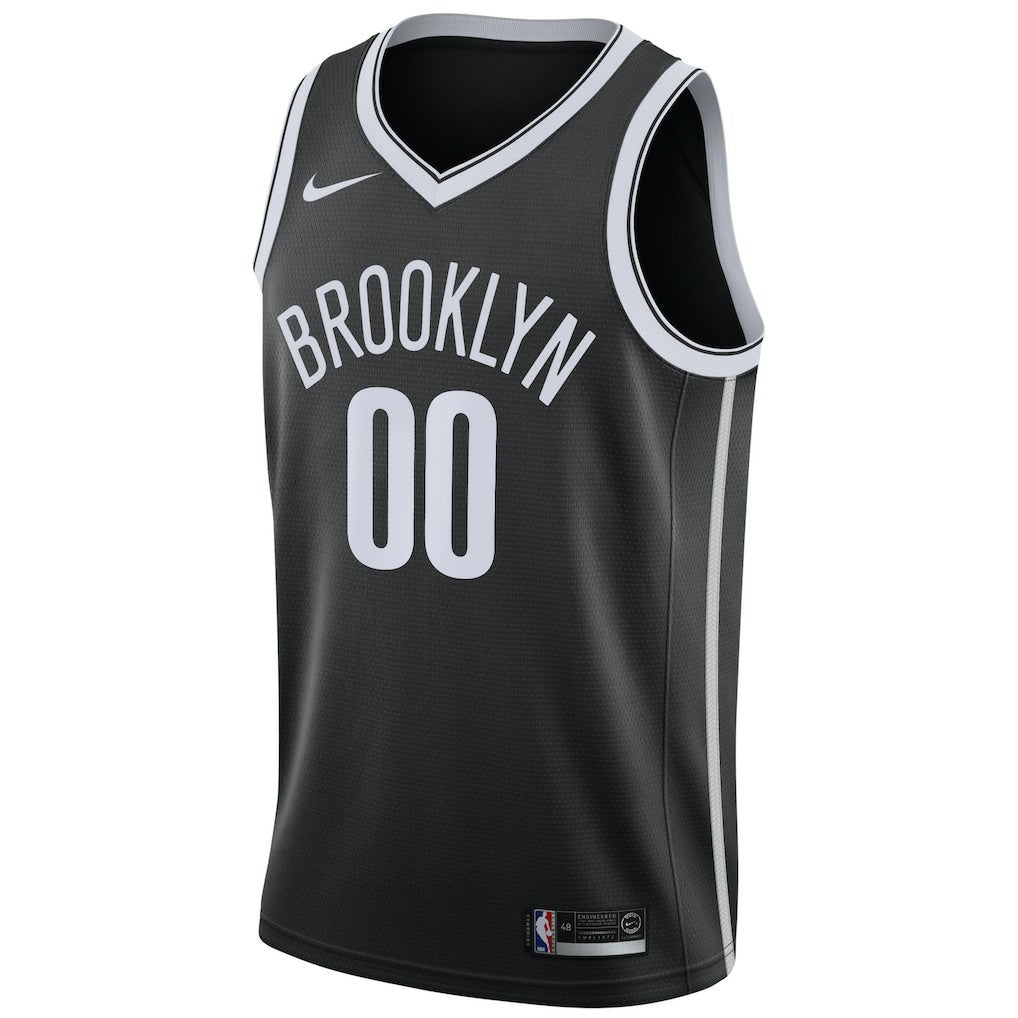 Nike Brooklyn Nets 2020/21 Swingman Custom Jersey Icon Edition Black