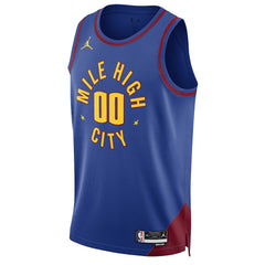 Denver Nuggets Jordan Brand Unisex 2022/23 Swingman Custom Jersey Statement Editi- Blue