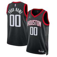 Houston Rockets Jordan Brand Unisex 2022/23 Swingman Custom Jersey Statement Edition Black