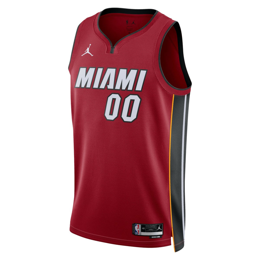 Miami Heat Jordan Brand Unisex 2022/23 Swingman Custom Jersey Statement Edition Red