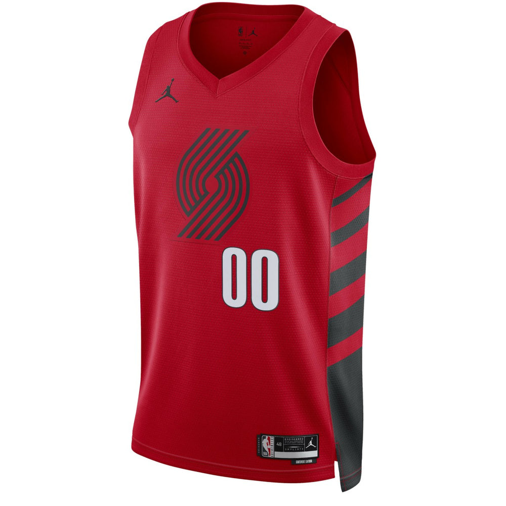 Portland Trail Blazers Jordan Brand Unisex 2022/23 Swingman Custom Jersey Statement Edition Red